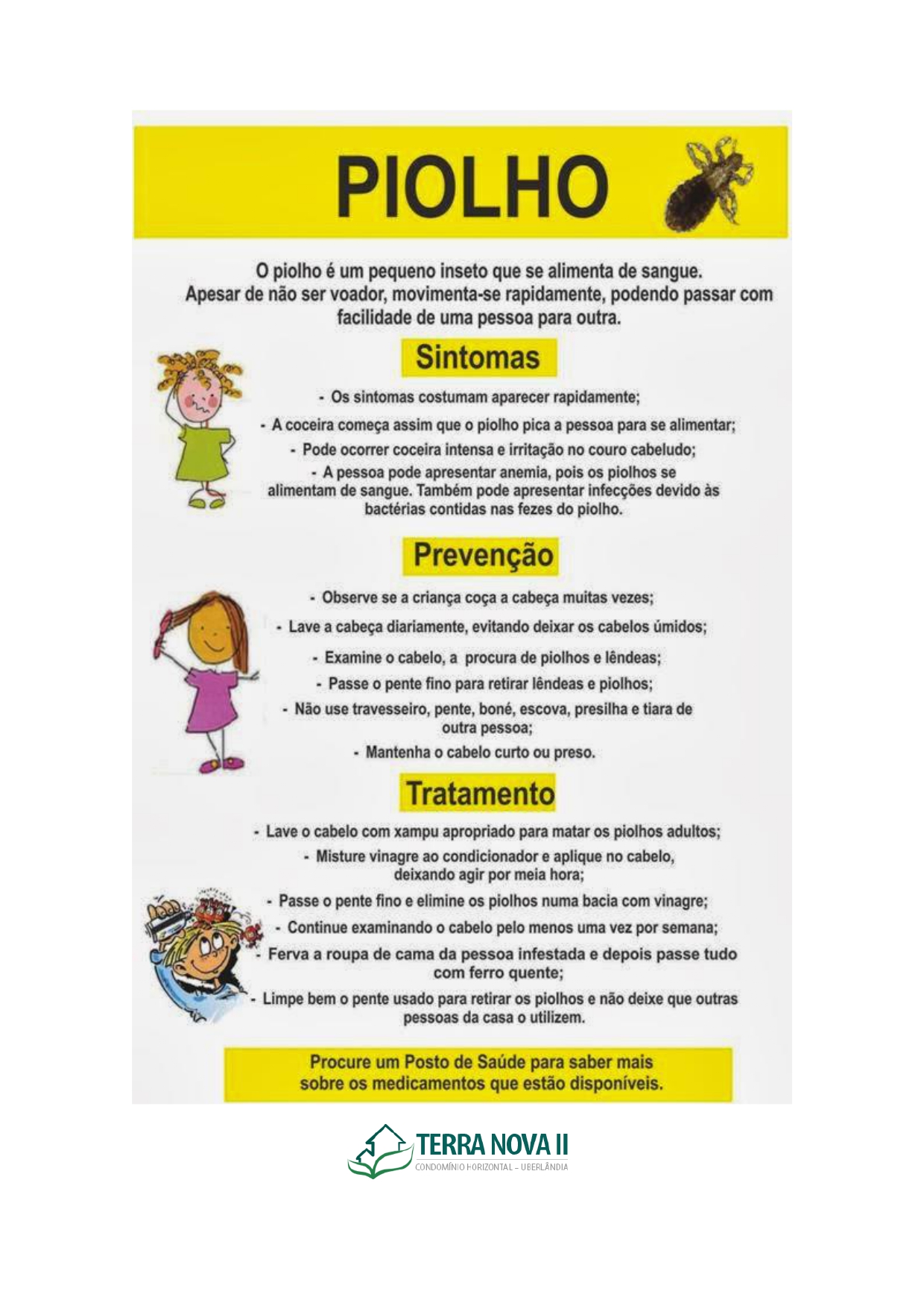 PREVENÇÃO CONTRA PIOLHOS - Terra Nova 2